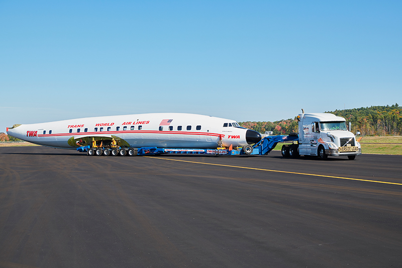 The TWA Hotel’s 1958 Lockheed Constellation “Connie” Airplane Heads to JFK Airport New York Airport TWA Hotel’s 1958 Lockheed Constellation “Connie” L-1649A