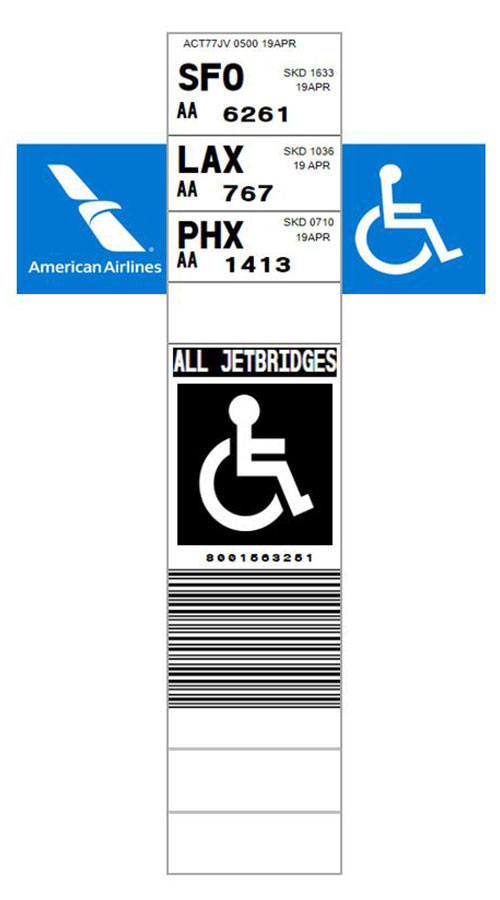 American Airlines becomes first US airline to launch automated tag for mobility devices