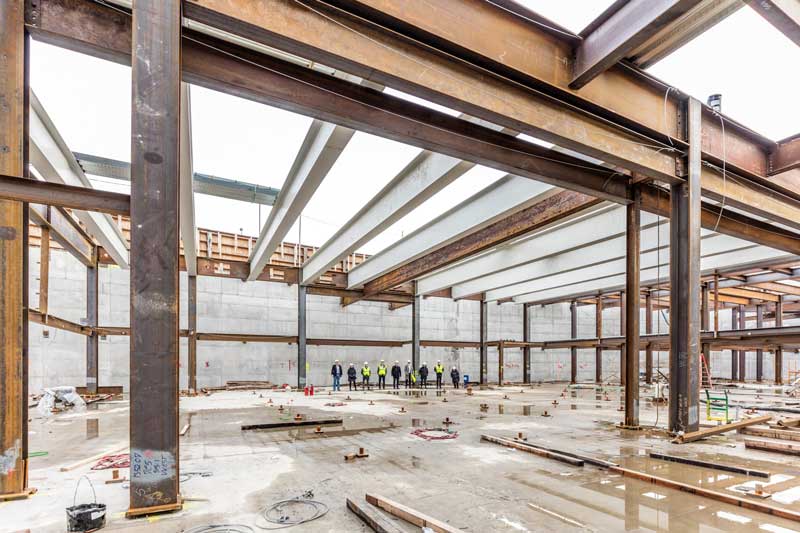 Less Than a Year After Groundbreaking, MCR & Morse Development Top Out the TWA Hotel New York Airport 11 TWA Topping Out Future TWA Hotel Grand Ballroom Max Touhey Metropolitan Airport News