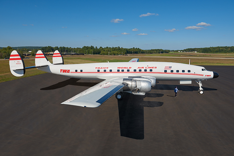 The TWA Hotel’s 1958 Lockheed Constellation “Connie” Airplane Heads to JFK Airport New York Airport TWA Hotel’s 1958 Lockheed Constellation “Connie” L-1649A