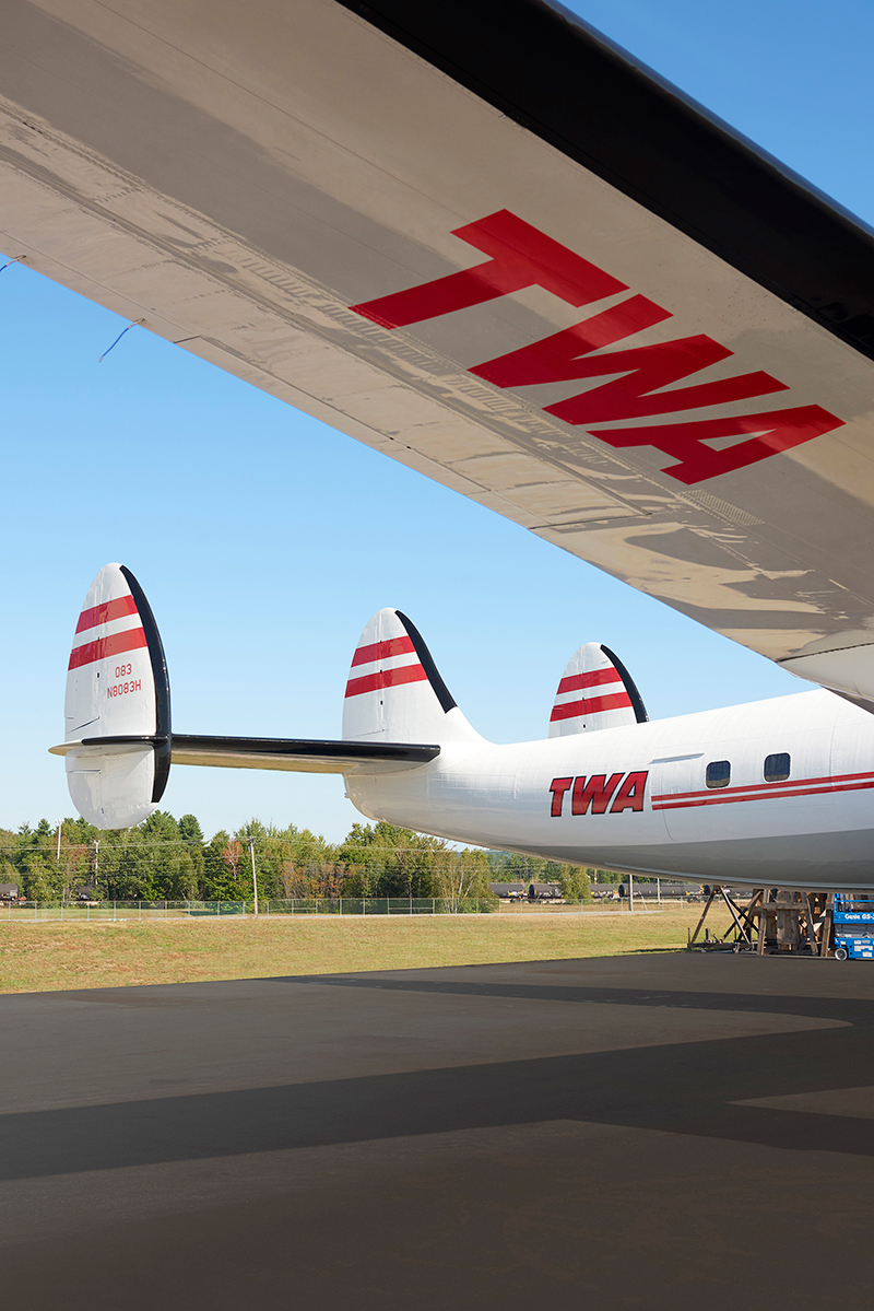 The TWA Hotel’s 1958 Lockheed Constellation “Connie” Airplane Heads to JFK Airport New York Airport TWA Hotel’s 1958 Lockheed Constellation “Connie” L-1649A