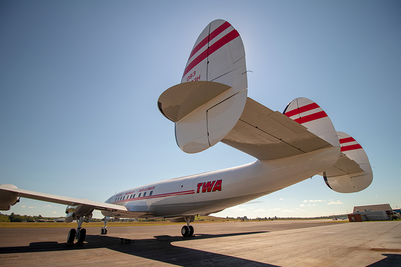 The TWA Hotel’s 1958 Lockheed Constellation “Connie” Airplane Heads to JFK Airport New York Airport TWA Hotel’s 1958 Lockheed Constellation “Connie” L-1649A