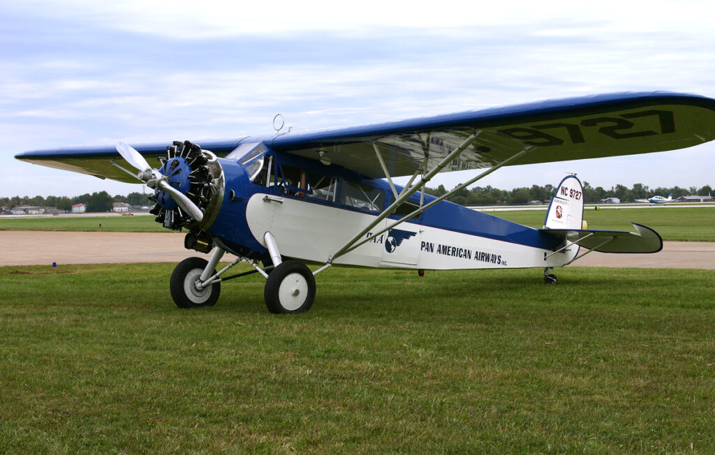 Airliners Built on Long Island New York Airport 1928 Fairchild 71 in original PanAm colors