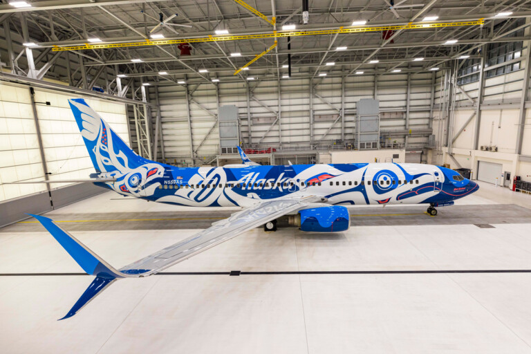 Alaska Airlines Unveils Salmon Livery to Celebrate Indigenous Culture Alaska Airlines unveils salmon livery designed by Alaska Native artist to celebrate Indigenous culture & language