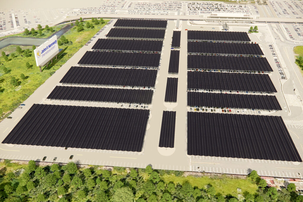 Gov. Hochul Announce Groundbreaking for New York State's Largest Solar Carport and Battery Storage System at JFK Airport New York Airport Gov. Hochul Announce Groundbreaking for New York State's Largest Solar Carport and Battery Storage System at JFK Airport