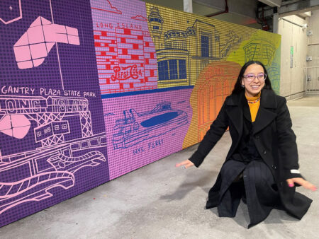 PANYNJ and The Queens Culture & Arts Network Unveil New Mural at LaGuardia Terminal B Parking Garage LGA Terminal B Mural