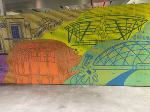 LGA Terminal B Mural New York Airport LGA Terminal B Mural