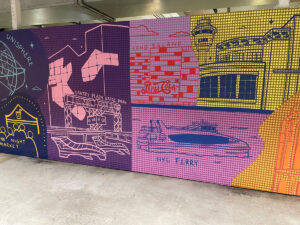 LGA Terminal B Mural New York Airport LGA Terminal B Mural