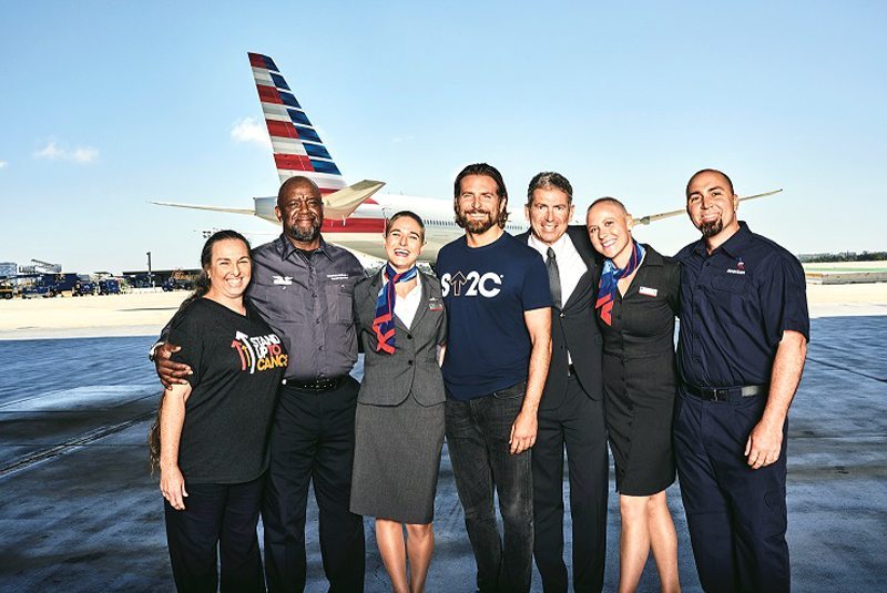 American Airlines Stands Up to Cancer AA Stands Up to Cancer Metropolitan Airport News