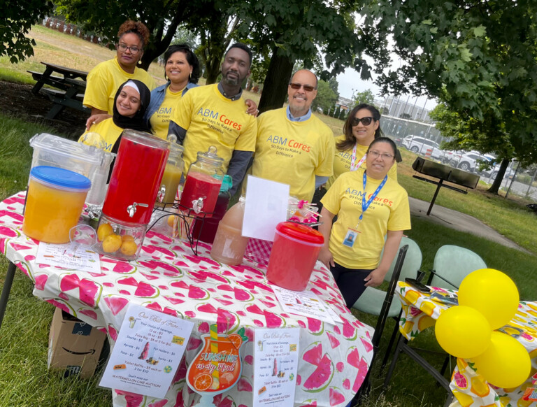 ABMCares Raises $1,000 for Alex’s Lemonade Stand Foundation Happy Faces, ABMCares-90 Days to Make a Difference was a huge success