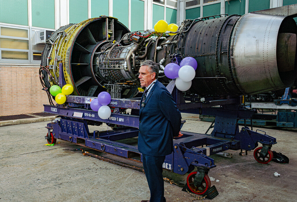 AHS FedEx GE CF6 Engine Donation 3 Metropolitan Airport News