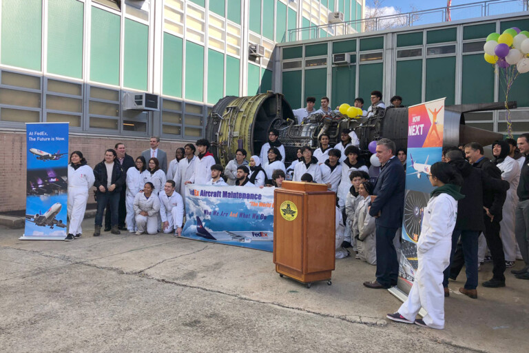 AHS FedEx GE CF6 Engine Donation