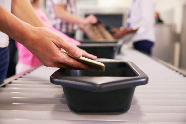 Trays Used By Security at Airports Are Virus Carriers AIRPORT TRAYSVIRUS CARRIERS