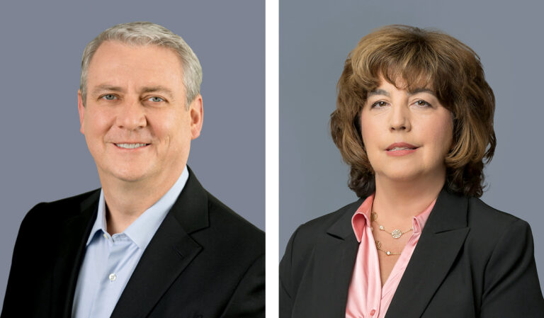 AIT Worldwide Logistics Chief Development Officer, Ray Fennelly, and Chief Information Officer, Ann Nemphos,
