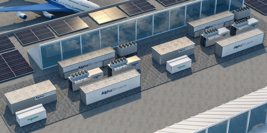 ALP Airport Microgrid Final Color Render Power Island 1 3 Metropolitan Airport News