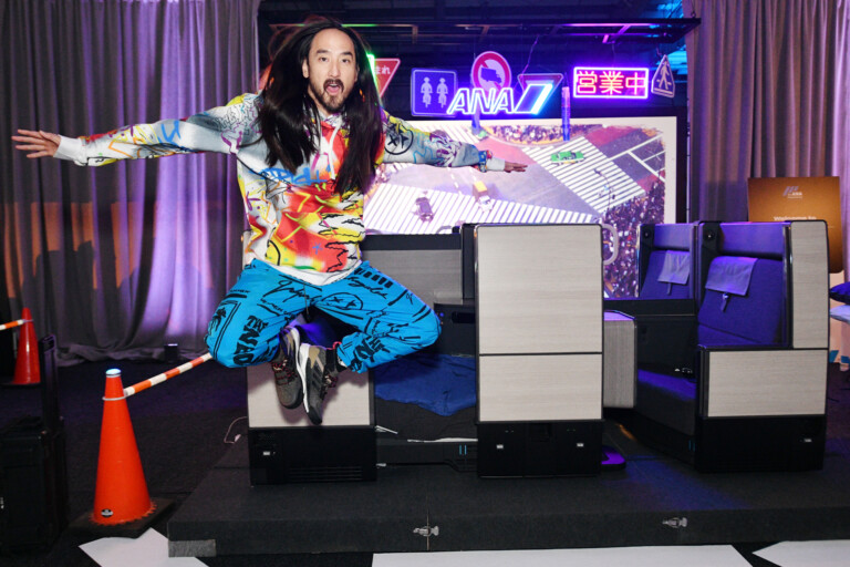 ANA and Steve Aoki Celebrate the Launch of New First and Business Class Suites on Tokyo-New York Route ANA and Steve Aoki Tokyo New York -3