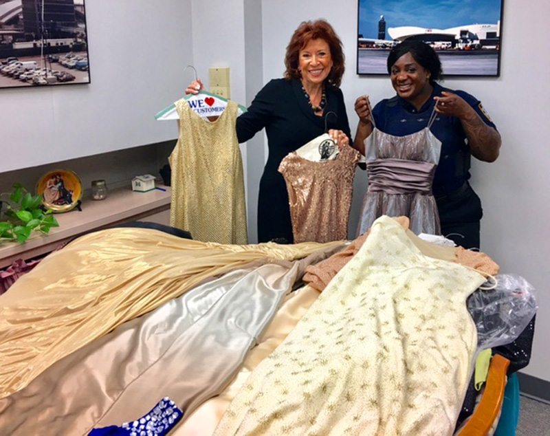 ASDO and Port Authority Help Local Kids Get Ready for Prom ASDO Prom Dresses Metropolitan Airport News