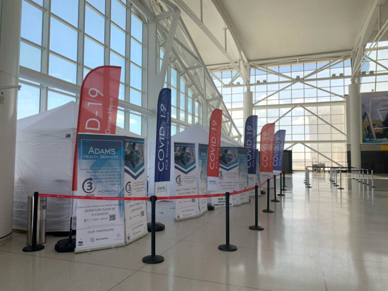Adams health JFK COVID 19 Metropolitan Airport News
