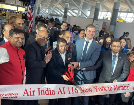 Air India Resumes Non-stop Service Between Mumbai and New York Air India Resumes Non stop Service Between Mumbai and New York JFK Metropolitan Airport News