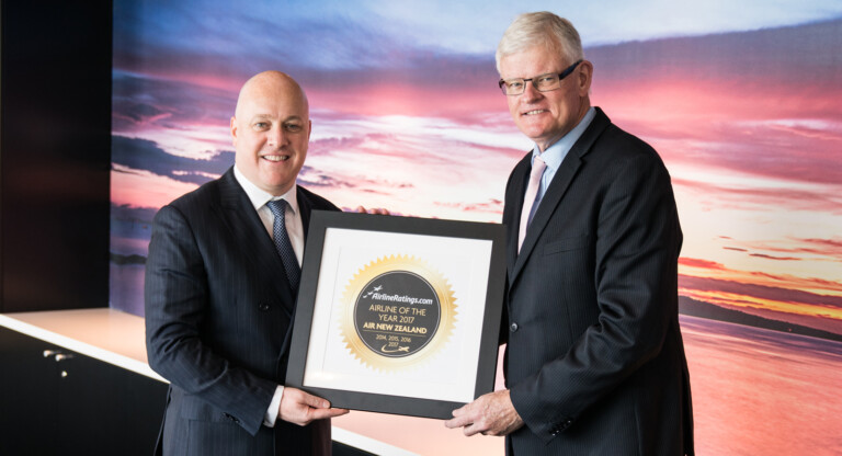 Air New Zealand Named Airline of the Year by Airlineratings.com Air New Zealand