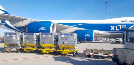 AirBridgeCargo Airlines Delivers 41RKN CSafe Containers as Part of Covid-19 Vaccine Transportation AirBridgeCargo Airlines Delivers 41RKN CSafe Containers