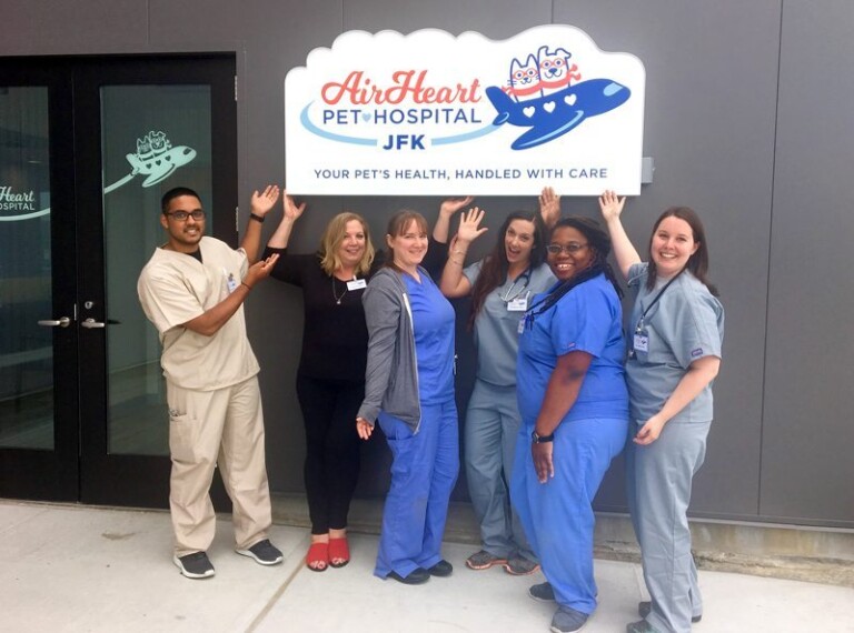 Dogs and Cats Rejoice! JFK Opens First Full-Service Veterinary Hospital AirHeart Pet Hospital JFK Airport Metropolitan Airport News