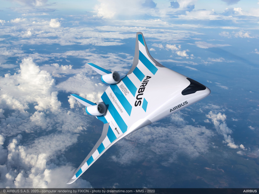 Airbus Reveals Its Blended Wing Aircraft Demonstrator New York Airport Airbus MAVERIC Blended Wing 1 Metropolitan Airport News