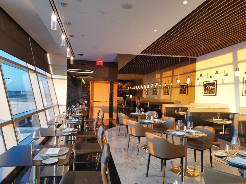 JFK Airport Number One In Amenities In Recent Survey American Airlines newly-renovated Flagship Lounge and brand new Flagship First Dining at New York John F. Kennedy International Airport.