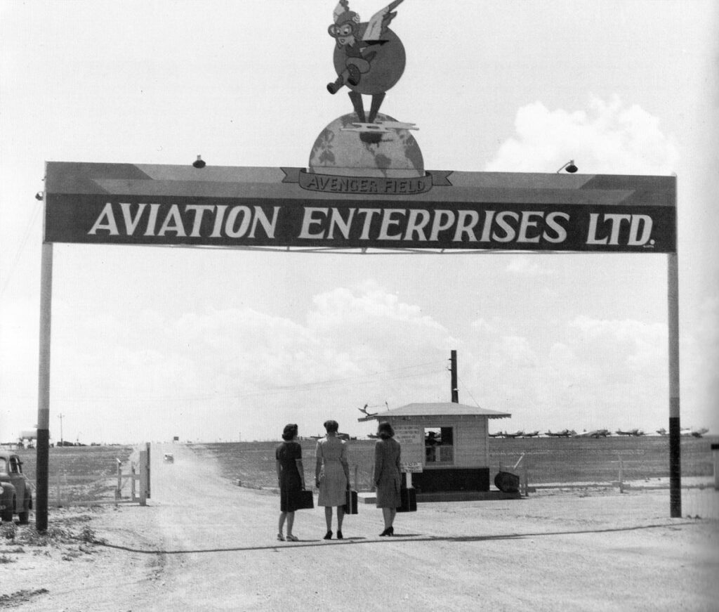 A Town Called Sweetwater New York Airport Arrival to Avenger Field c.1943