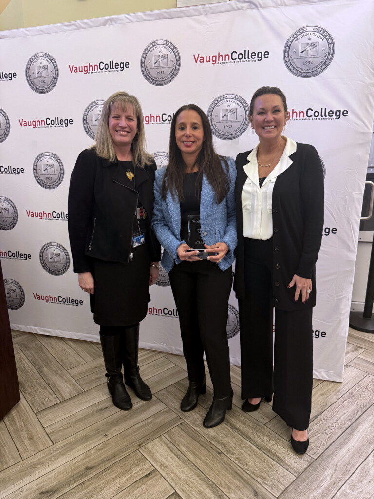 Atlas Takes Home the Vaughn College Distinguished Employer Award New York Airport Atlas Takes Home Coveted Distinguished Employer Award 2 Metropolitan Airport News