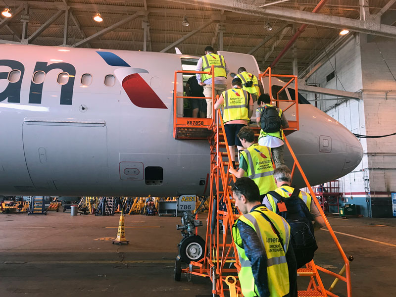 American Airlines Celebrated National Aviation Day with Plane-Spotting ‘Geeks’ for 3rd Year New York Airport Aviation Day 2018 7 Metropolitan Airport News