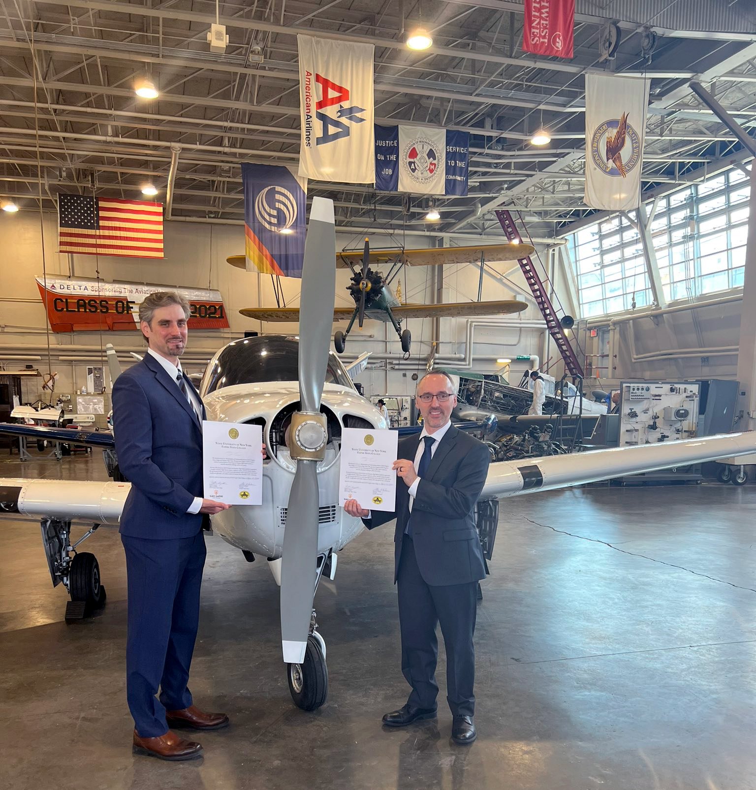 Aviation HS & SUNY Empire State College Partner to Provide Graduates College Credits New York Airport Aviation High School SUNY Empire State College Metropolitan Airport News