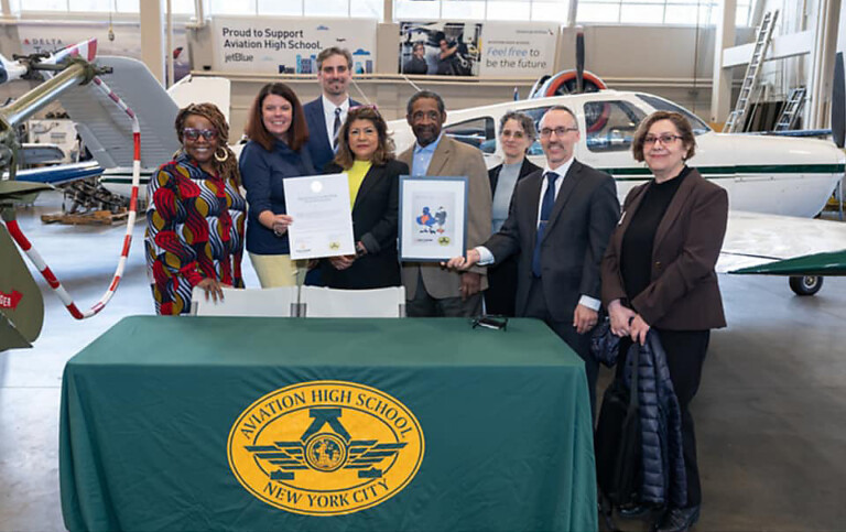 Aviation HS & SUNY Empire State College Partner to Provide Graduates College Credits Aviation High School SUNY Empire State College2 Metropolitan Airport News