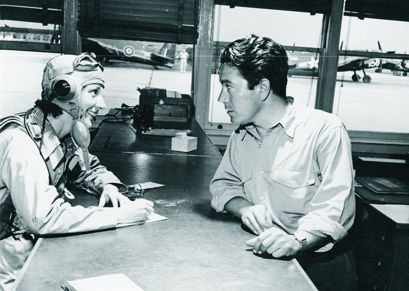 Barbara Kibbee and Selden Converse, Grumman-Chief Test-Pilot c.1943 Bethpage, NY.