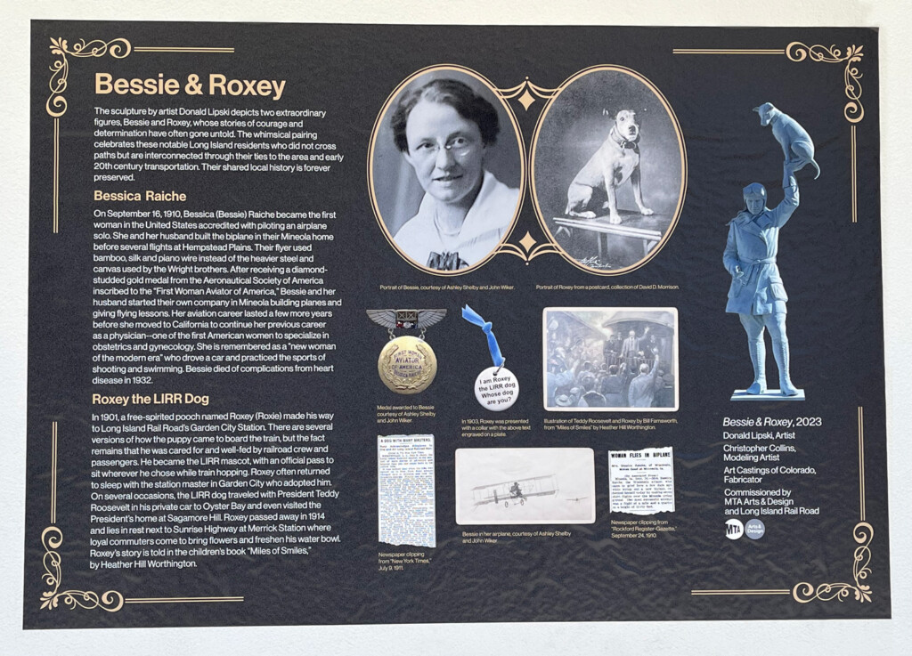 Larger Than Life New York Airport Bessie and Roxey: Larger Than Life