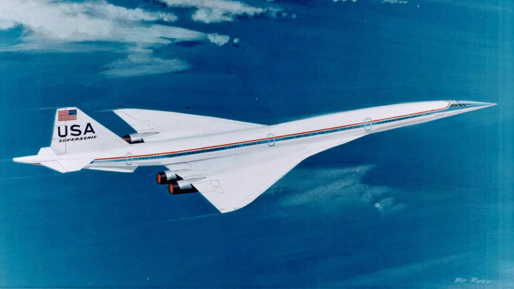 Boeing 2707 Supersonic Rendering