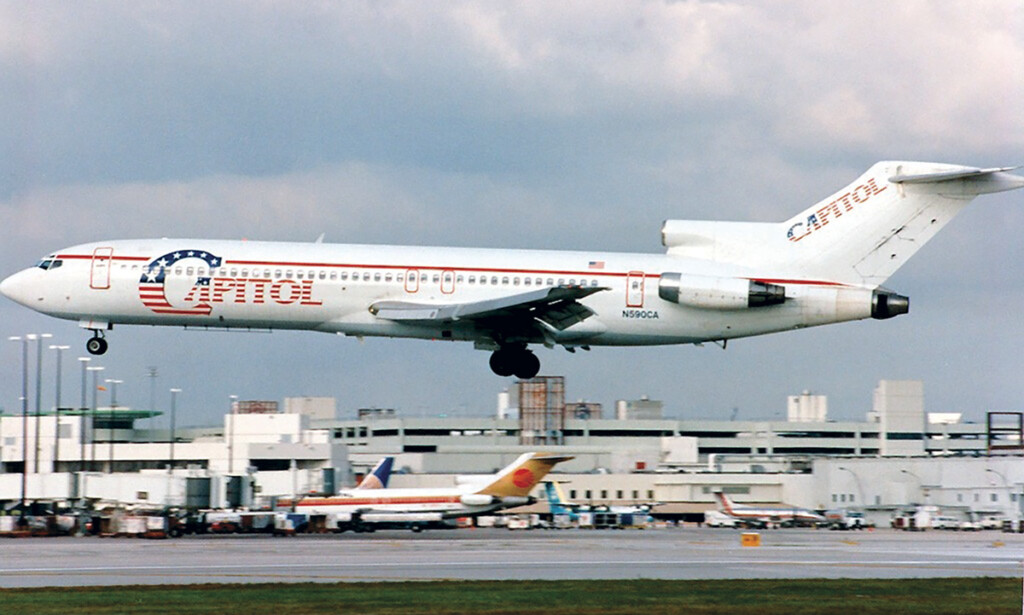 Capitol Air New York Airport Capitol Air DC-8-61 in its new paint scheme