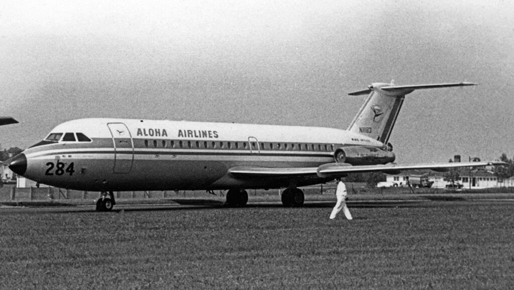 Aloha Airlines: The Spirit of Hawaii New York Airport British Aircraft Corporation BAC 1-11-215