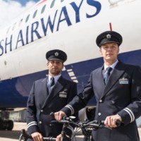 British Airways Pilots Pedal to Guinness World Records Title New York Airport British Airways Pilots Cycle 2 Metropolitan Airport News