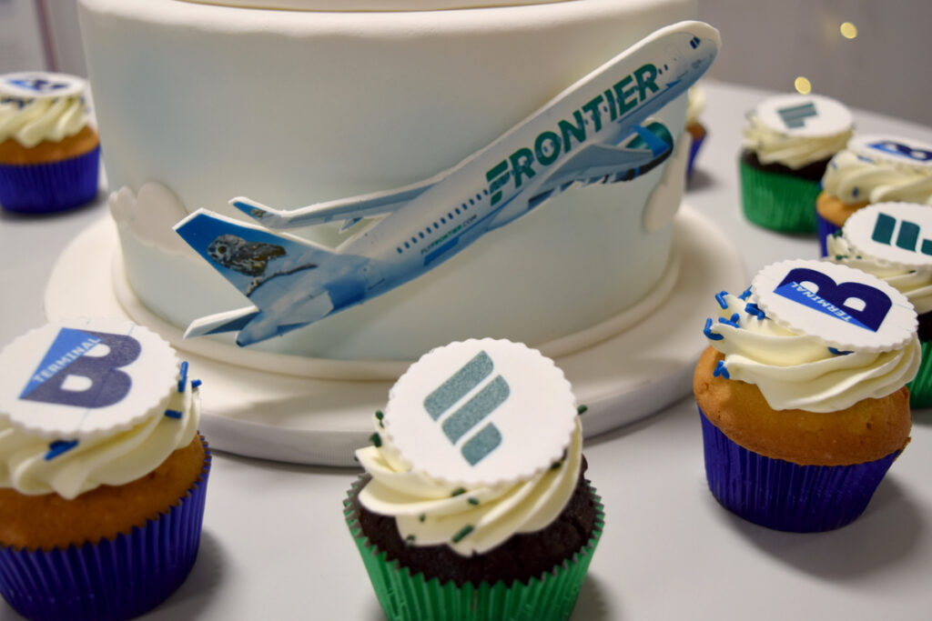 LaGuardia Gateway Partners Welcomes Frontier Airlines to LGA Terminal B New York Airport Cake2 Metropolitan Airport News