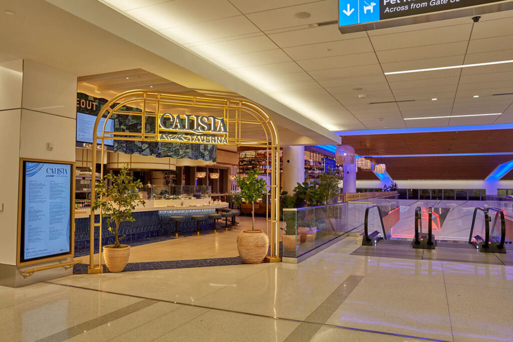 OTG Announces New Selection of Restaurants at Terminal C at LGA New York Airport Calista Taverna at LaGuardia Airport