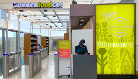 JFK’s Terminal 4 Gets First Check-out Free Store With Zippin Tech JFK's Camden Food Express powered by Zippin, located at Gate B 42