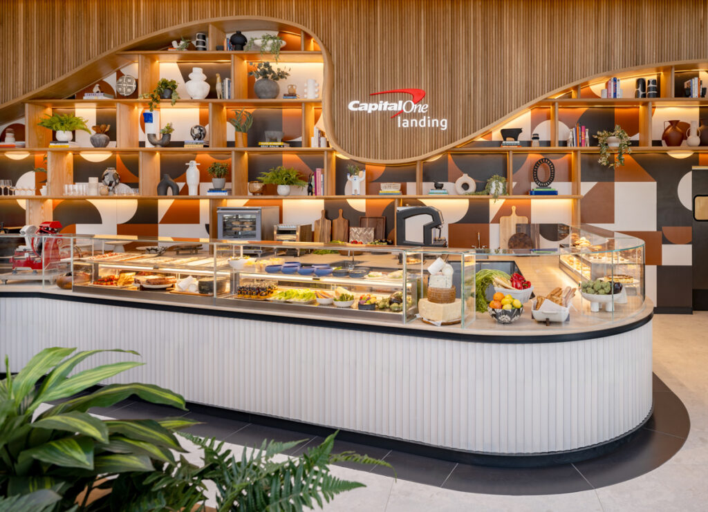 Flagship Capital One Landing Opens at LaGuardia Airport’s Terminal B New York Airport Flagship Capital One Landing Opens at LaGuardia Airport's Terminal B