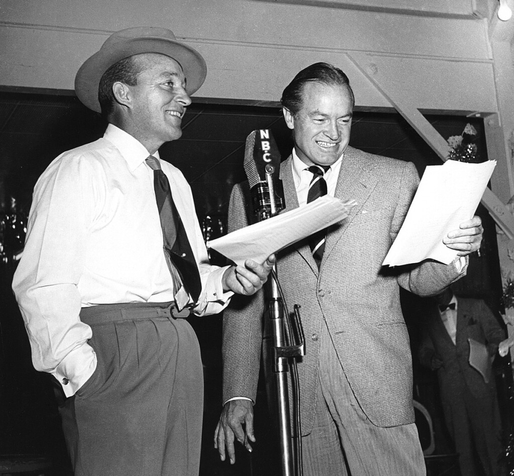 Christmas Eve at The Front New York Airport Bing Crosby and Bob Hope