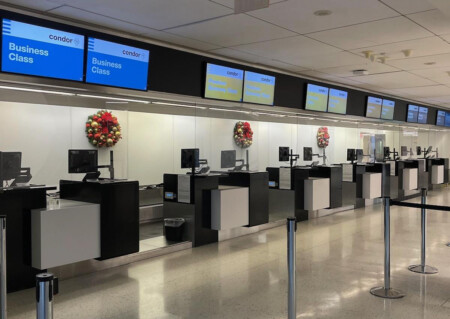 Condor Airlines Moves into New Home at JFK Airport Condor checkin T7 Metropolitan Airport News