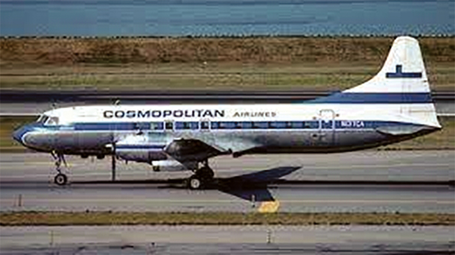 The Airline History of Long Island’s Republic Airport New York Airport Cosmopolitan Airlines Convair 440