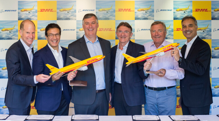DHL Express Strengthens Unmatched Intercontinental Network with Order of 14 New Boeing 777 Freighters DHL Express Purchase Boeing 777 Signing Ceremony 150718 2 Metropolitan Airport News