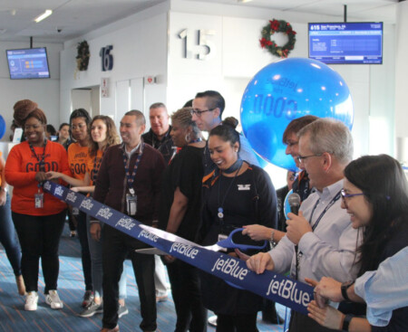 JetBlue Reveals the Location of ‘Destination Good’ and Takes Its Mission of Inspiring Humanity to New Heights DR ribbon cutting Metropolitan Airport News