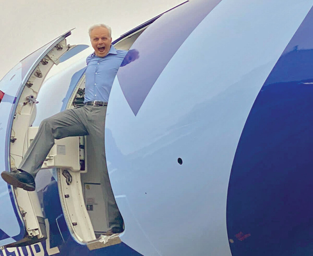 Interview With David Neeleman New York Airport David Neeleman, CEO of Breeze Airways