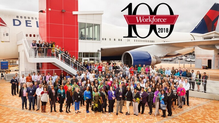 Delta Soars to No. 2 Spot on Workforce 100 List for HR Excellence Delta Airlines workforce 100 Metropolitan Airport News